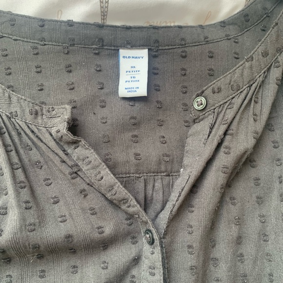 $5 add on‼️Light Button up Blouse - Picture 2 of 3